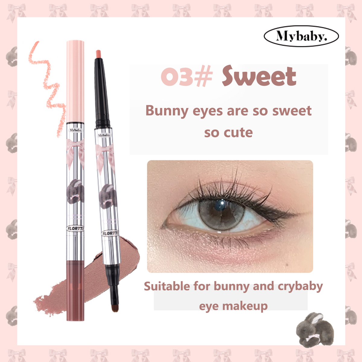 Collection of Mesmerizing Princess ---Double-ended Aegyo-sal Pencil in a gallery layout